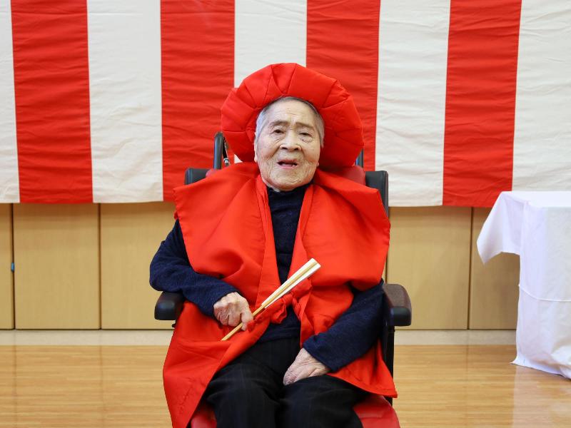賀寿贈呈者写真