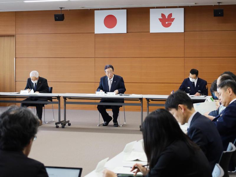 水防会議の様子