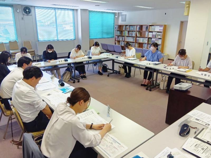 取り組み報告の様子