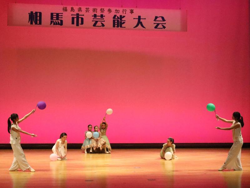 バレエ披露の様子