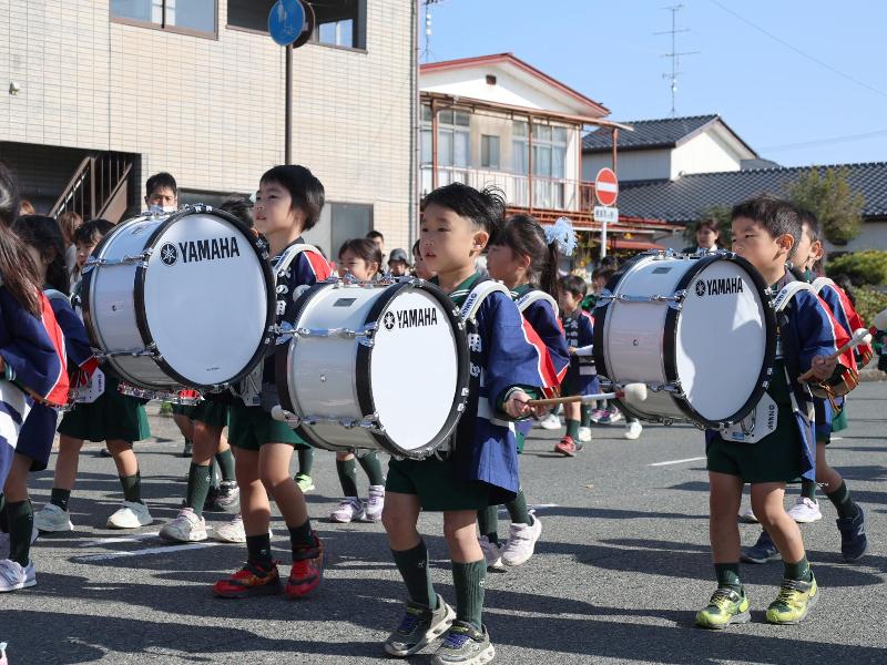 防火パレードの様子