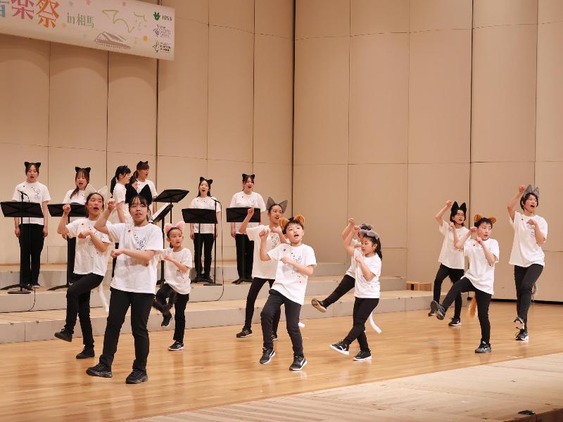 相馬子どもコーラスの演奏