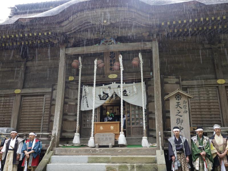 出陣安全祈願祭の様子
