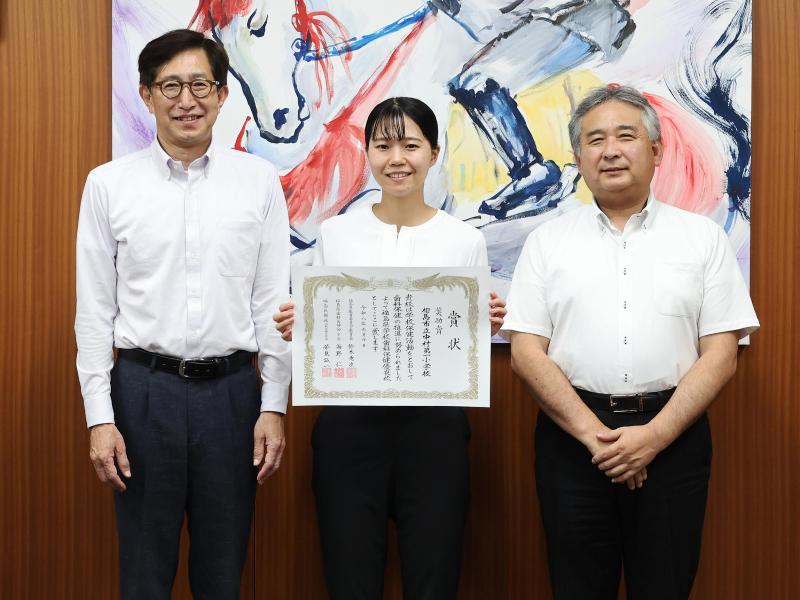 伝達式の様子