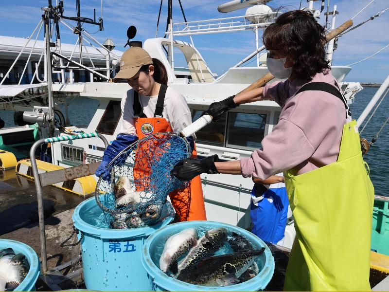「福とら」今季初漁