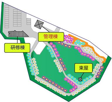 施設平面図のイラスト