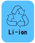 リチウムイオン電池リサイクルマーク