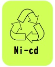 ニカド電池リサイクルマーク