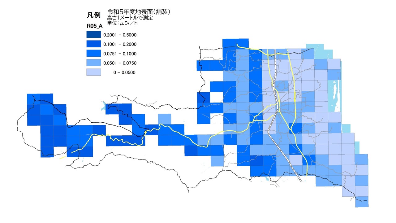令和5年度1キロメートルメッシュ_舗装