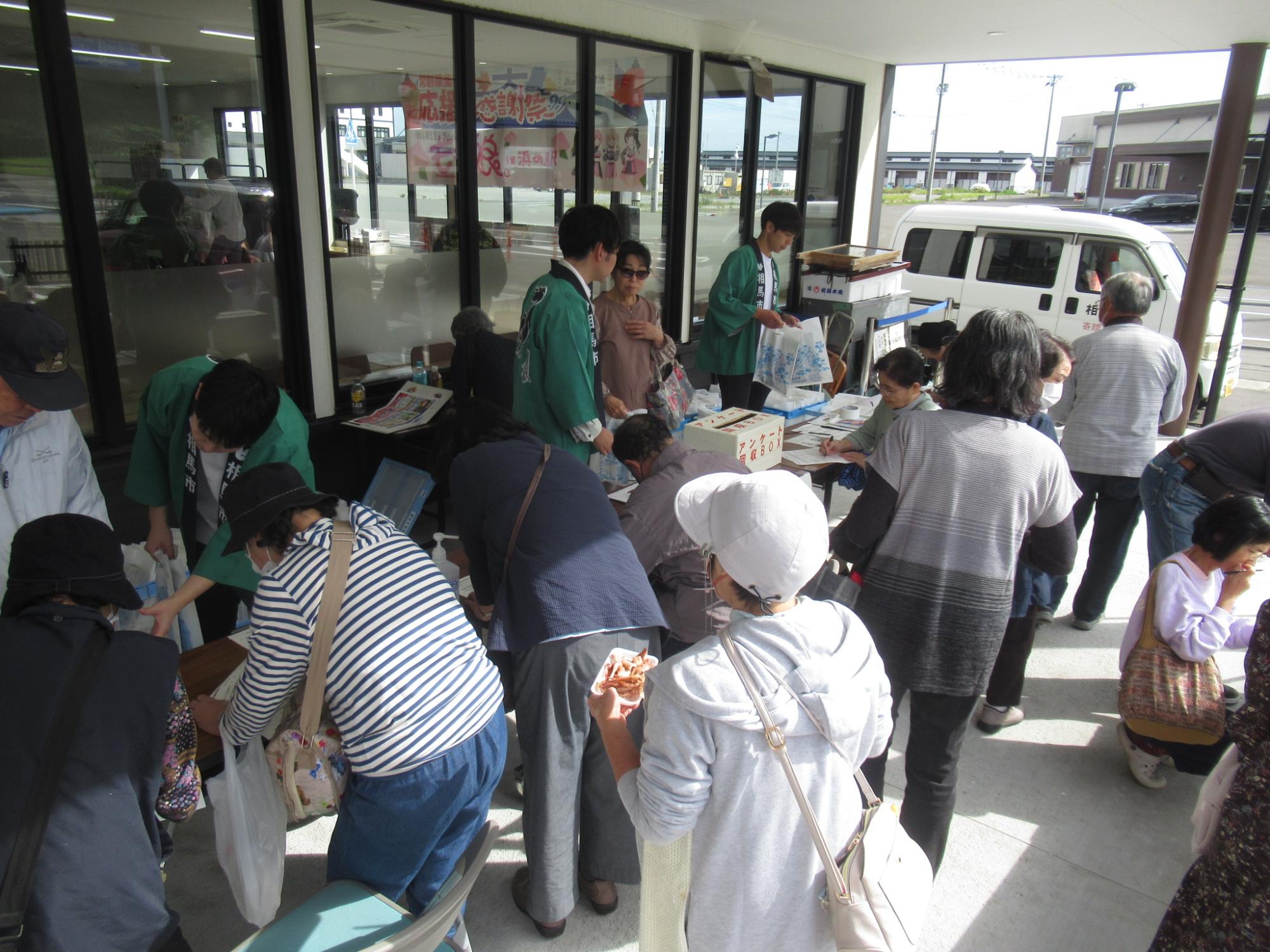 令和7年度農産物PRの様子