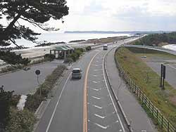 鵜ノ尾岬トンネル南の写真