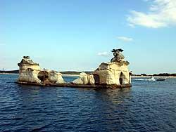 文字島の写真