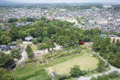 中村城跡 赤橋