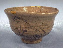 相馬駒焼 馬テイ型茶碗の写真