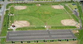 相馬光陽ソフトボール場の上空の写真