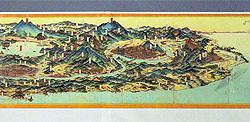 福島県史跡名勝鳥瞰図の写真