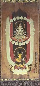 絹本著色光明曼荼羅の写真