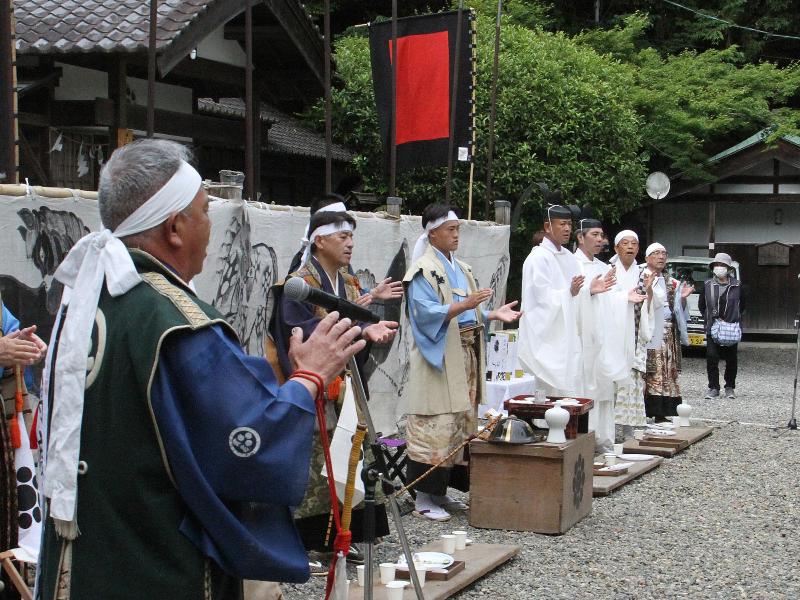 相馬流れ山斉唱