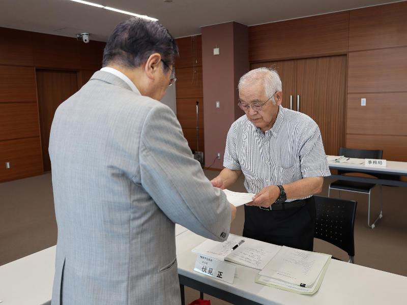 交付式の様子