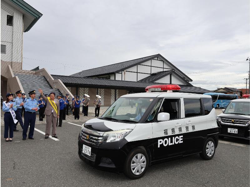 車両出動の様子