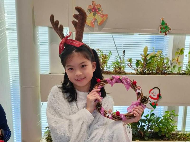 製作したクリスマスリース