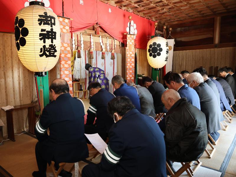 祈願祭の様子