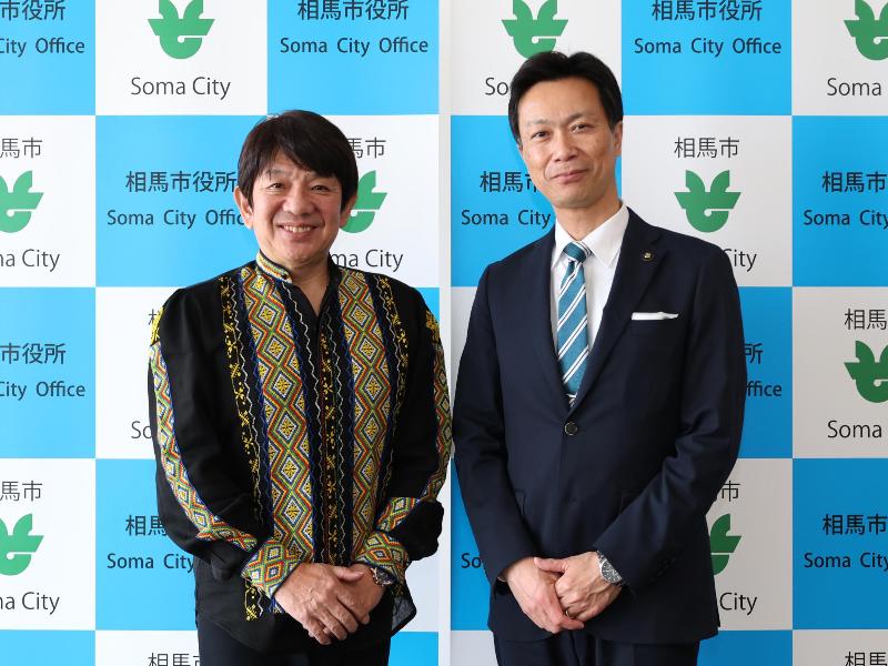 志賀さんと阿部市長