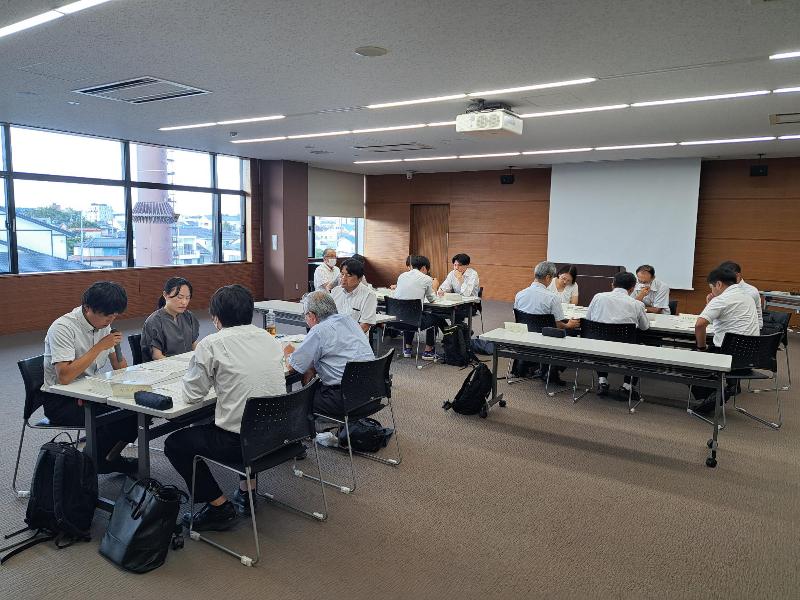 生徒指導担当者会議の様子
