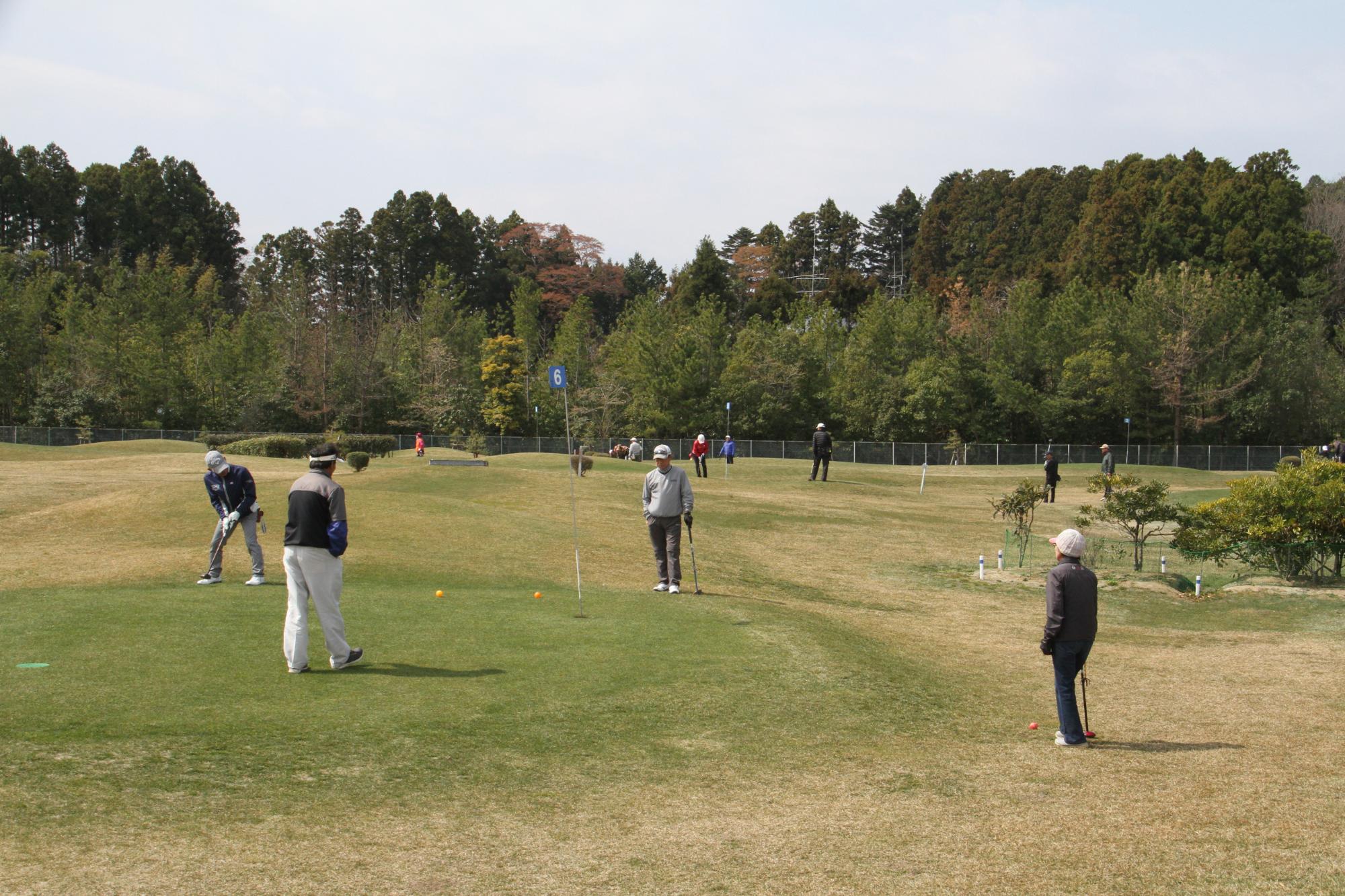 東日本パークゴルフ選手権大会の様子