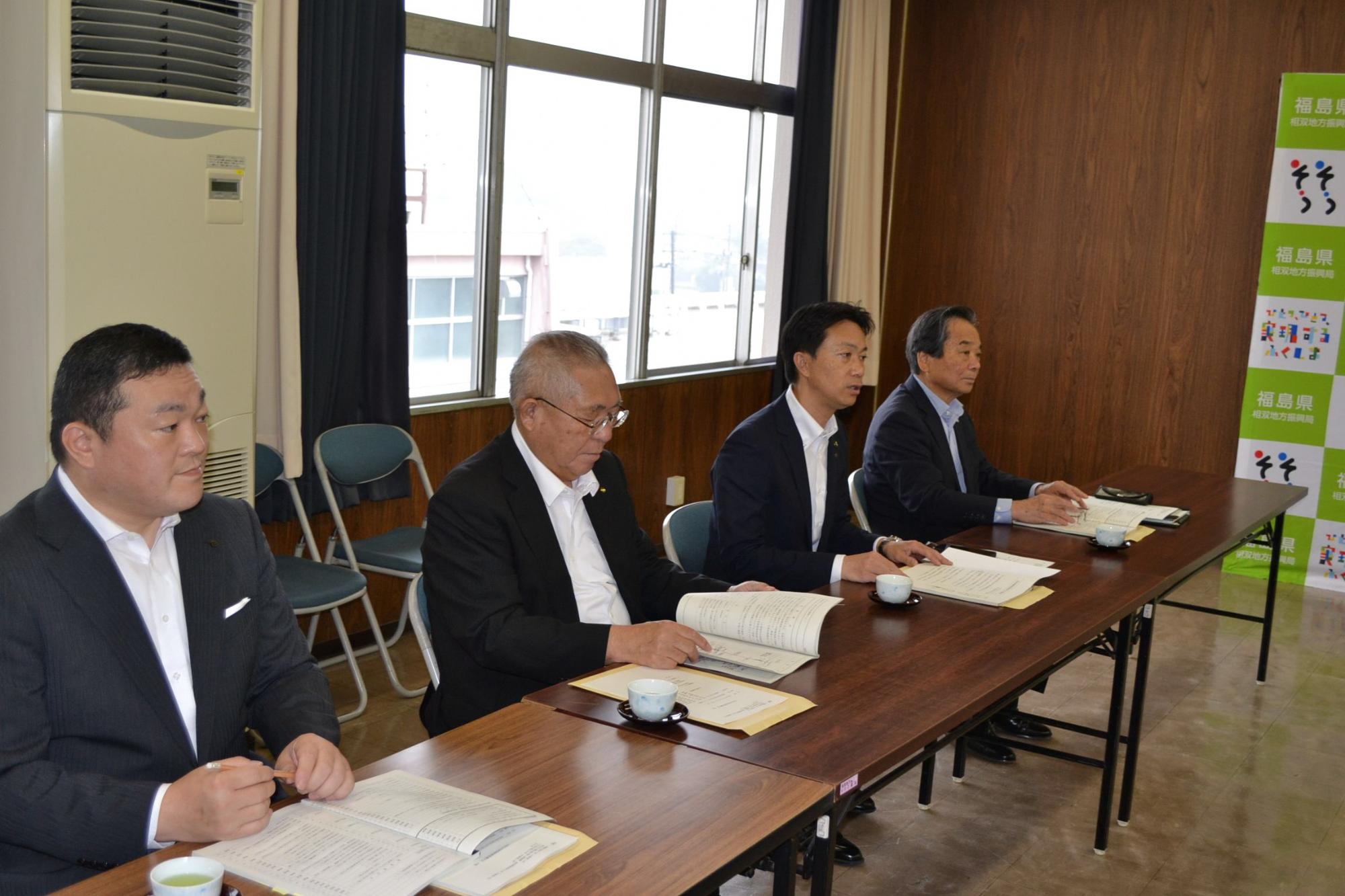 要望する市長